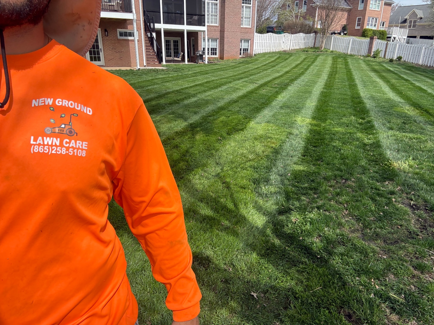 New Ground Lawn Care work in West Knoxville